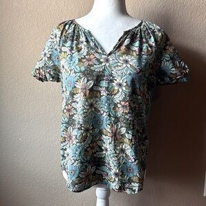 Floral Print Women's Top